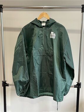 National Parks Green Windbreaker Anorak Jacket - Logo